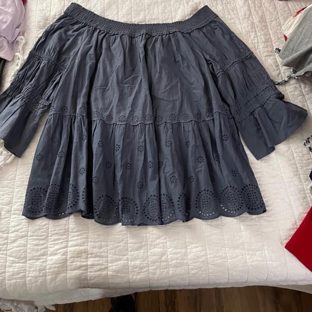 Lame Bryant off the shoulder blouse